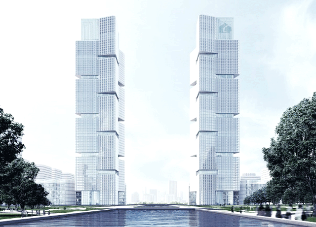 D . 河南鄭州綠地中央廣場(chǎng)